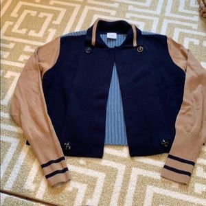 Cabin sweater bomber jacket size small